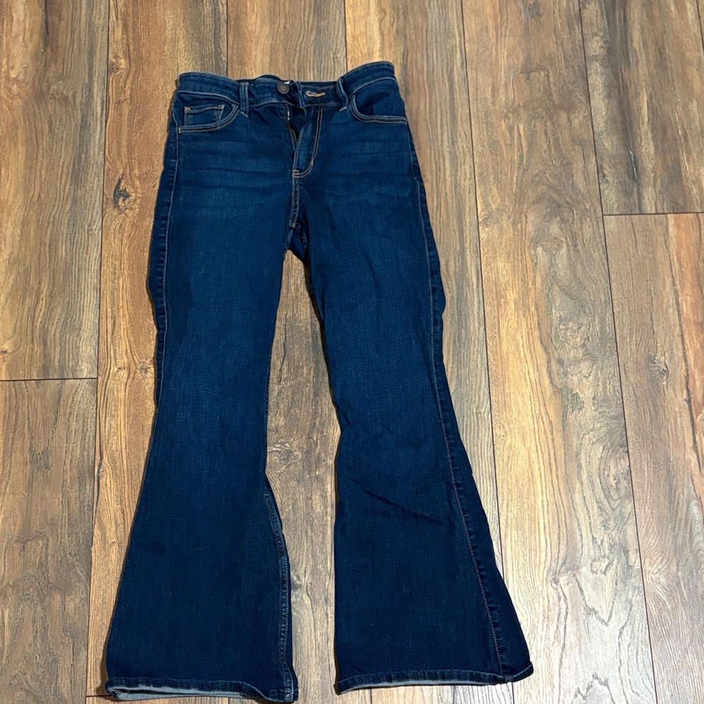 Hollister Women's Dark Blue Jeans